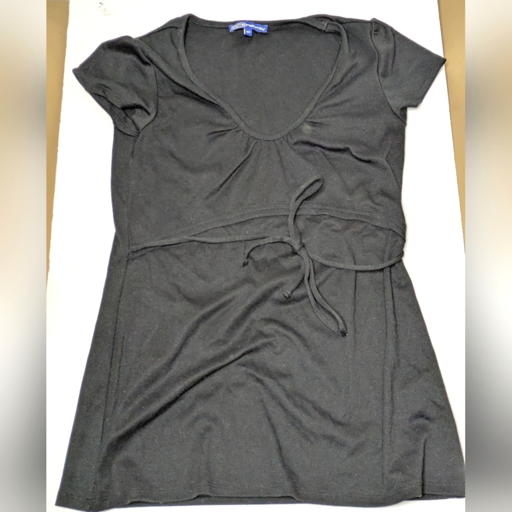 Y2K Thyme Maternity elegant black Women's top - Size Small